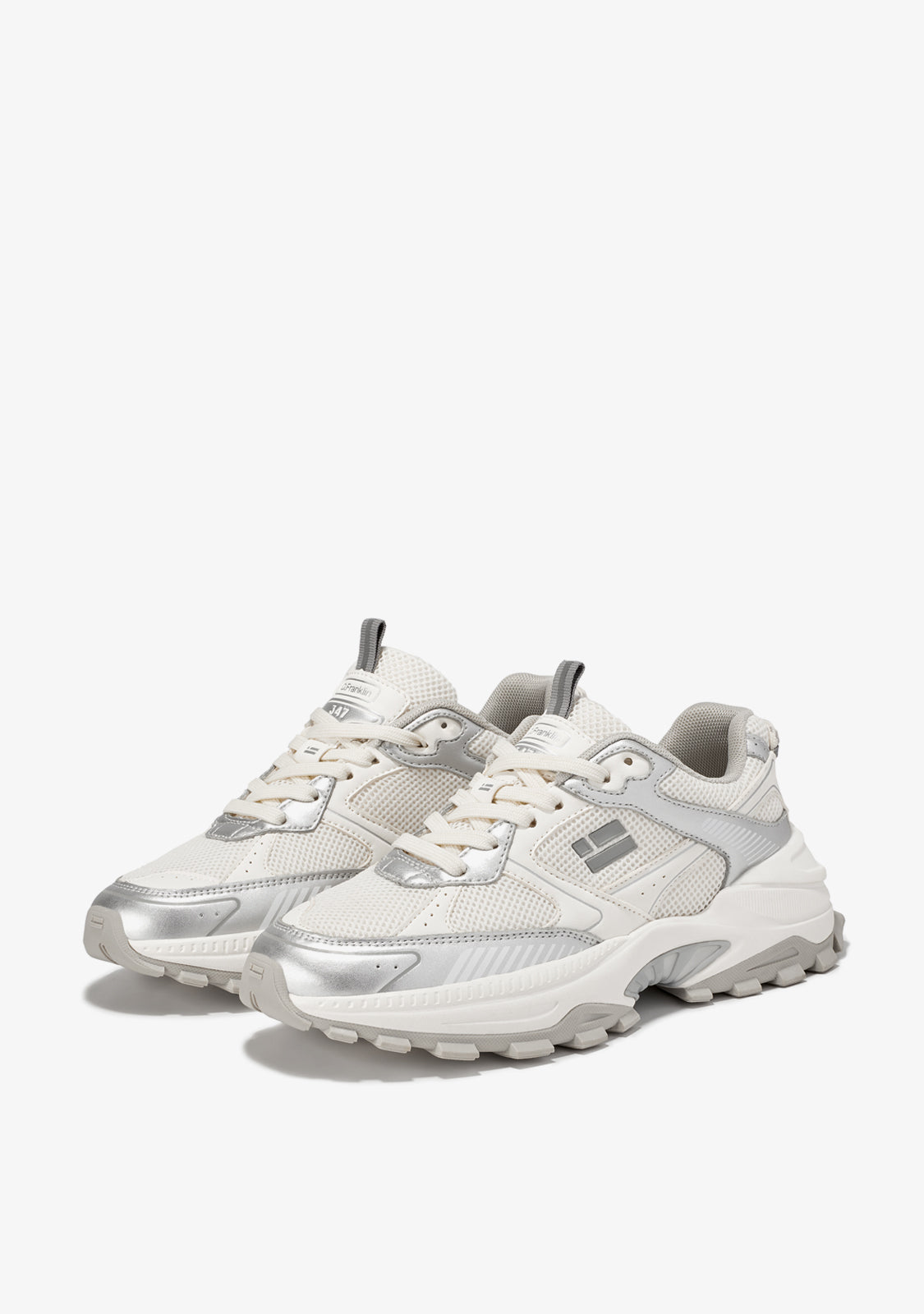 D FRANKLIN ZAPATOS / SNEAKERS / TENNIS 347 Track Flag Silver