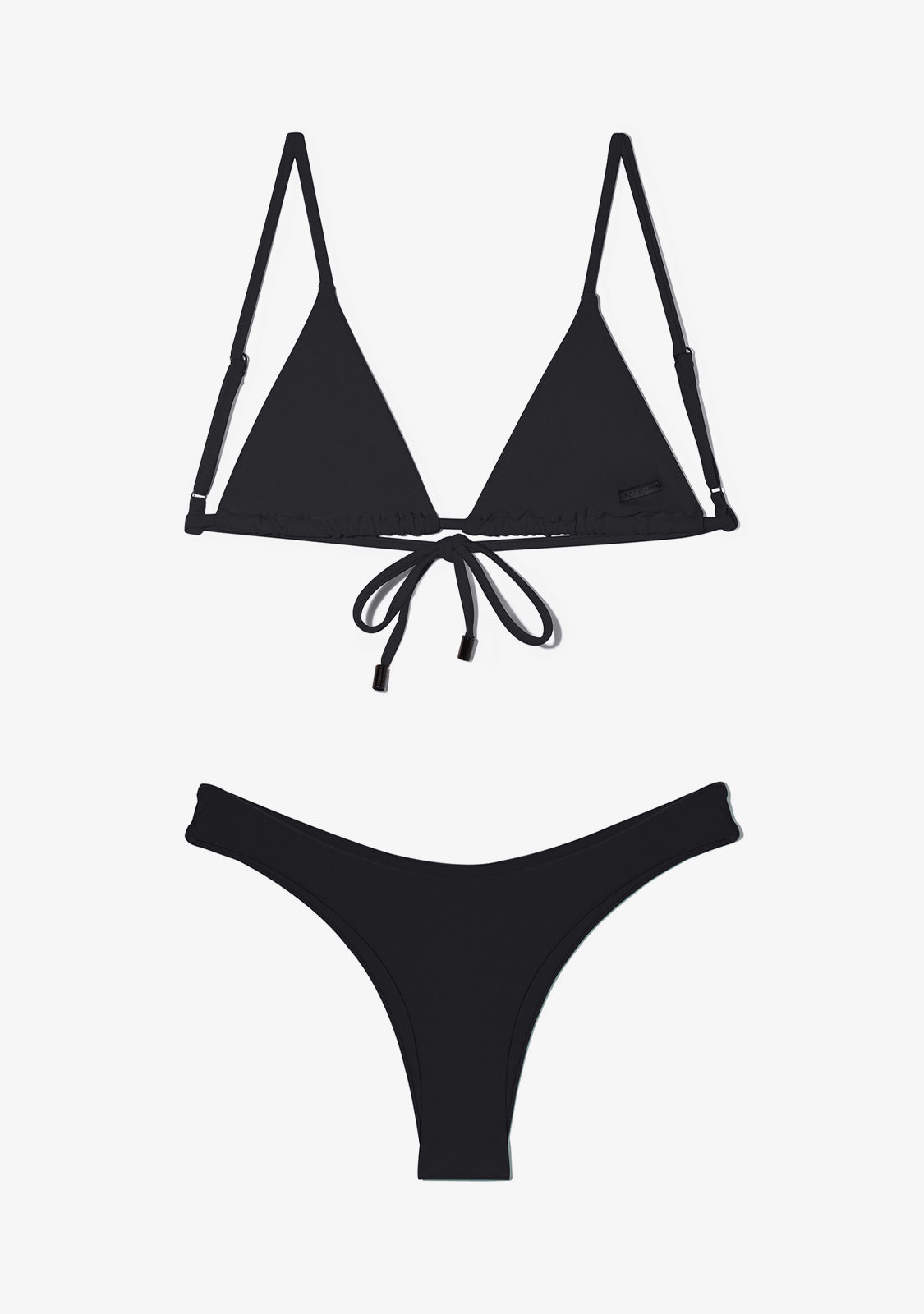 Kai Top + Ava Bottom Black Bikini
