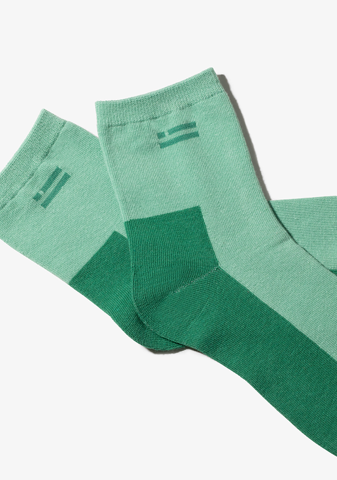Color Block Socks 2 Pack Sand-Mint
