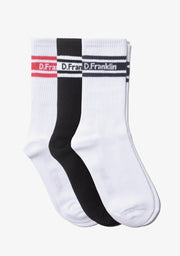 DF 3 Stripes Socks 3 Pack Basic