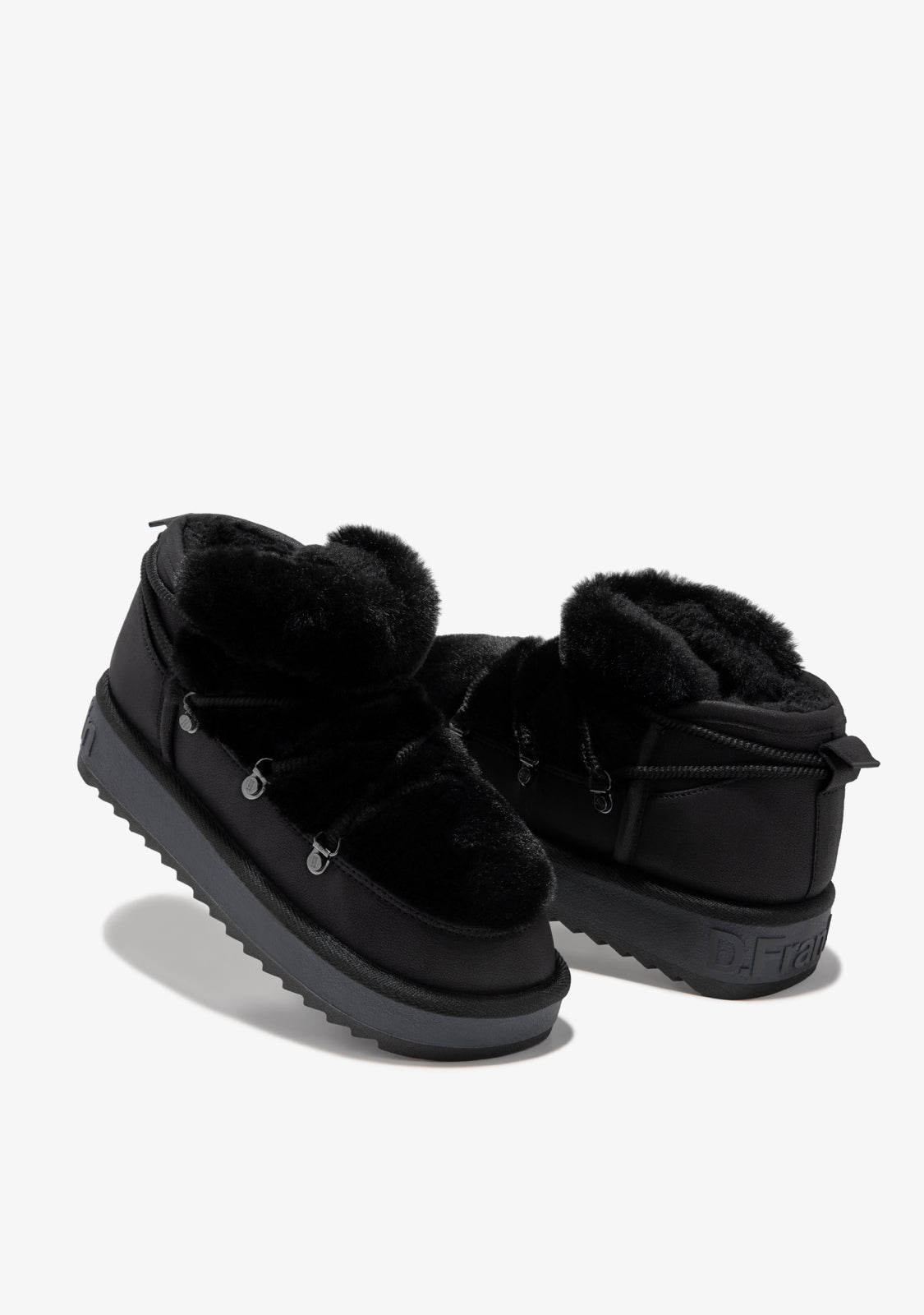 D FRANKLIN ZAPATOS / BOOTS / NORDIC Nordic  Trk Fur Low Black