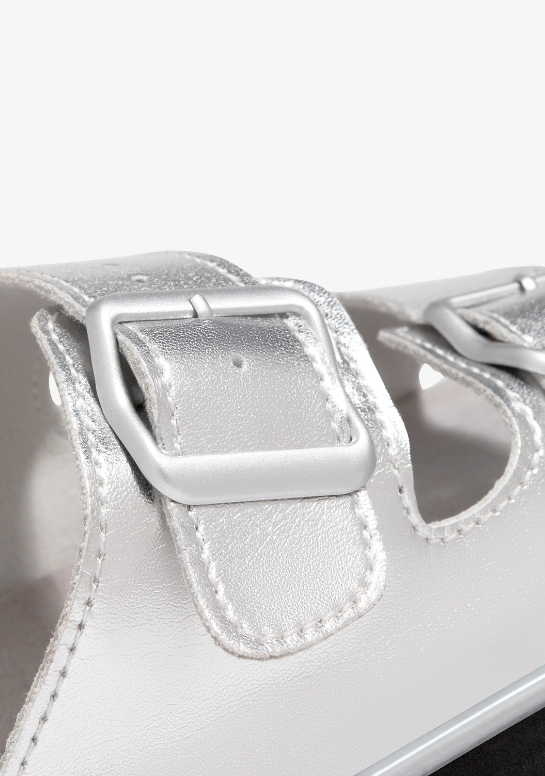 Nordic Sandal Buckle Silver