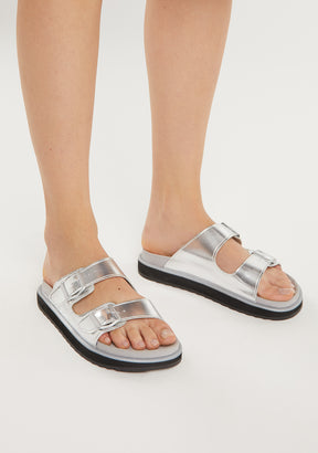 Nordic Sandal Buckle Silver