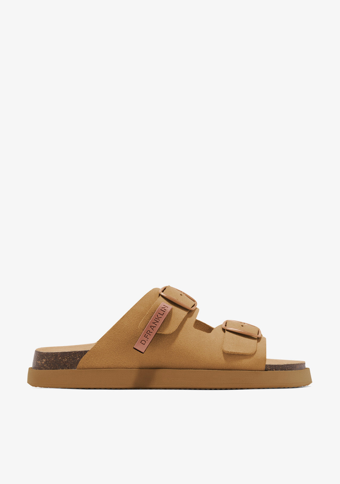 Vibe Sandals Buckle Tan