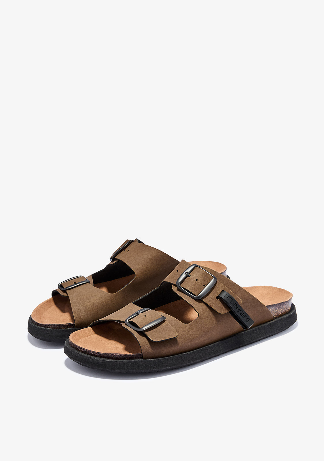 Vibe Sandals Buckle Brown Nobuck