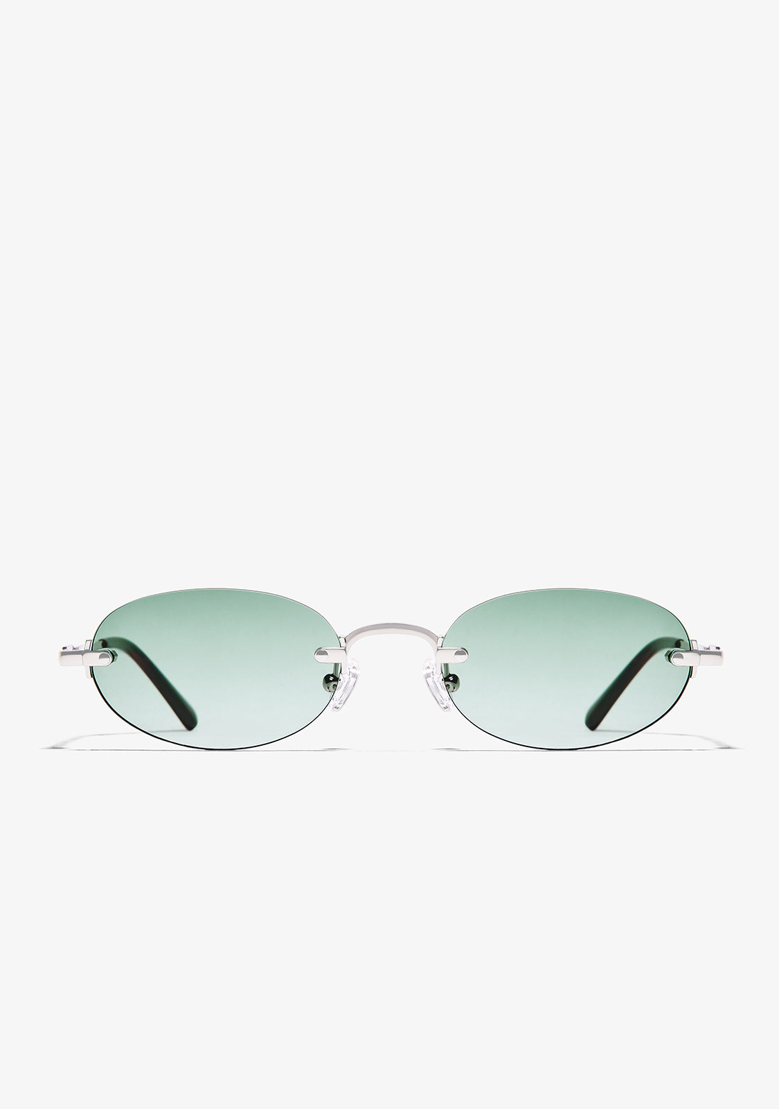 Smith Oval Silver / Gradient Green