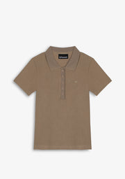 Rib Polo Top Sand | D.Franklin