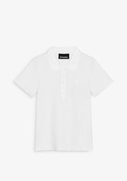 Haut de polo côtelé blanc | D.Franklin
