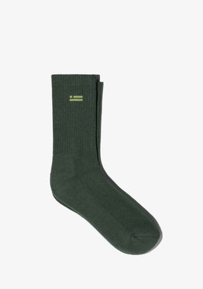 Gorpcore Flag Socks Green