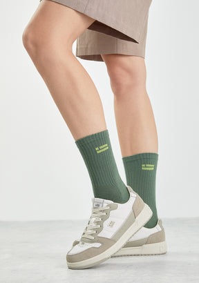 Gorpcore Flag Socks Green