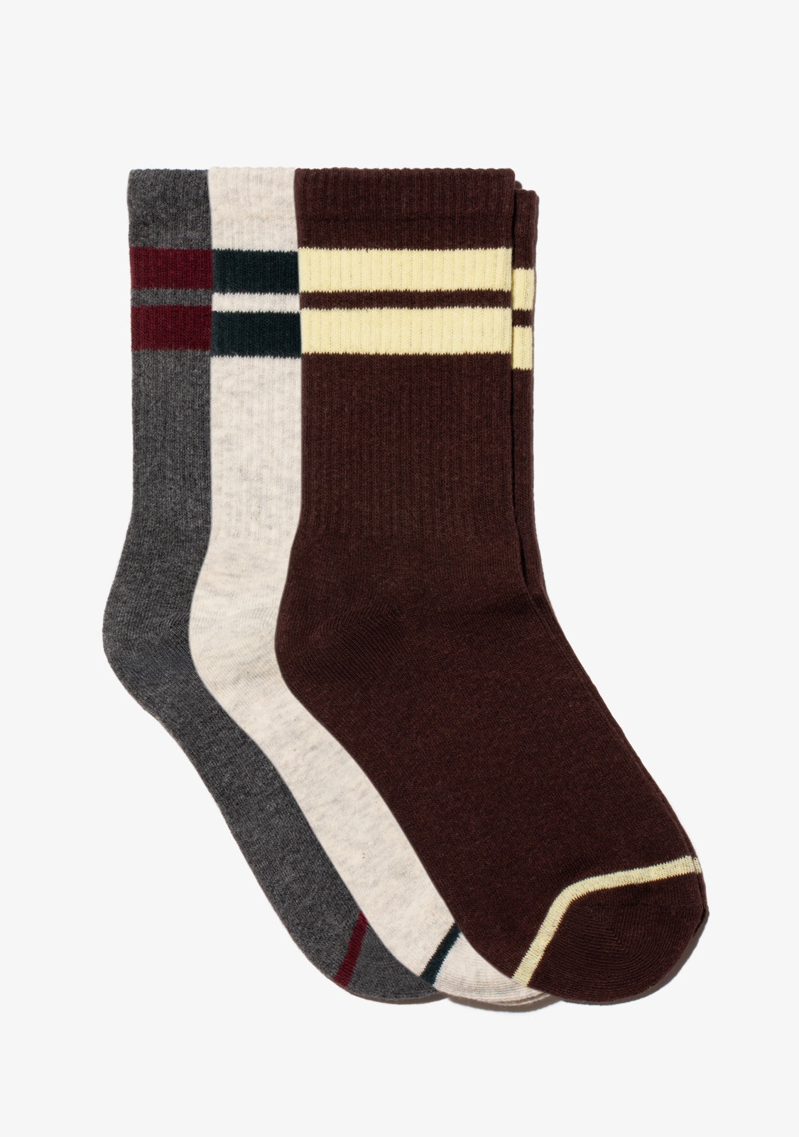 Retro 2 Stripes Socks Pack Multi