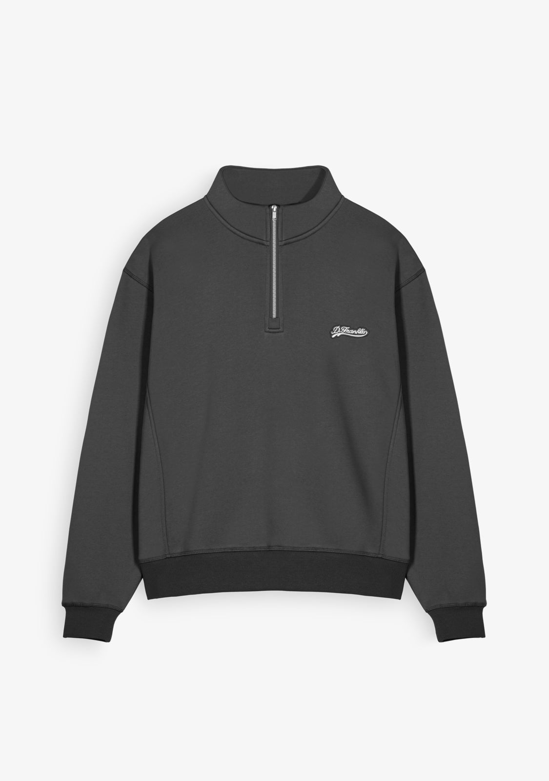 Half-Zip Anthracite Sweatshirt