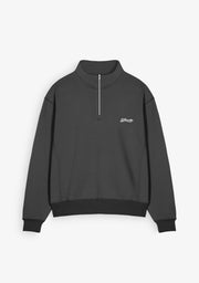 Half-Zip Anthracite Sweatshirt