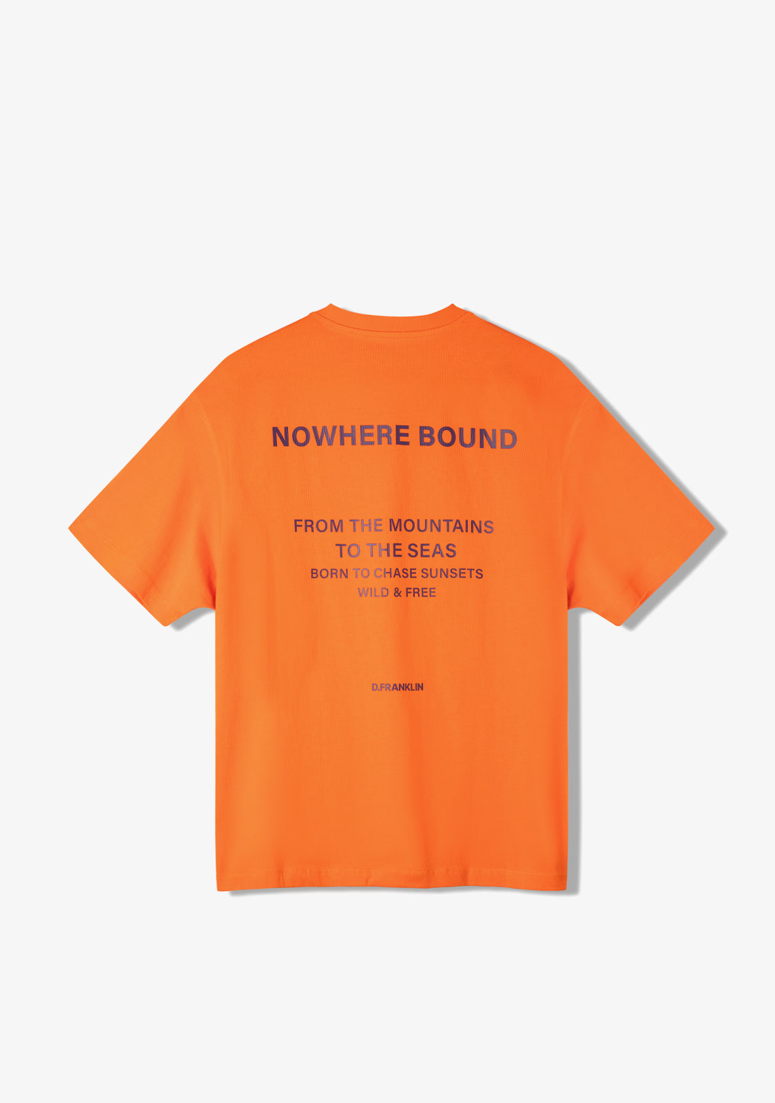 Nowhere Bound T-Shirt Orange / Purple