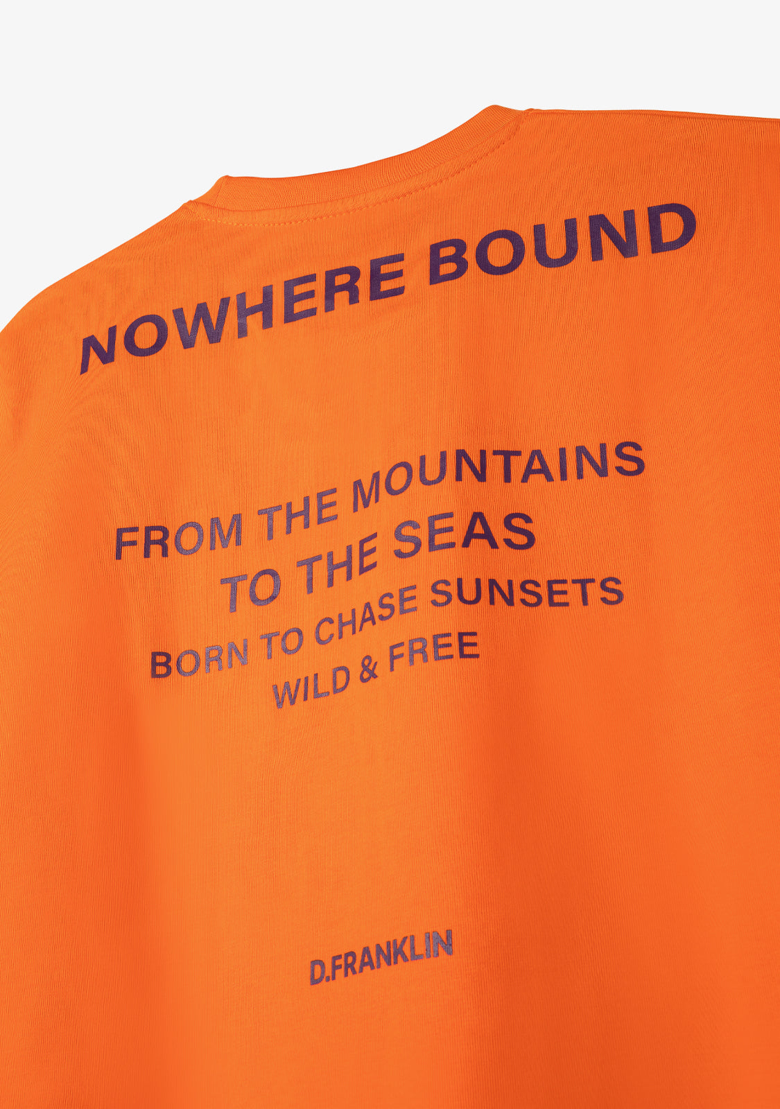 Nowhere Bound T-Shirt Orange / Purple