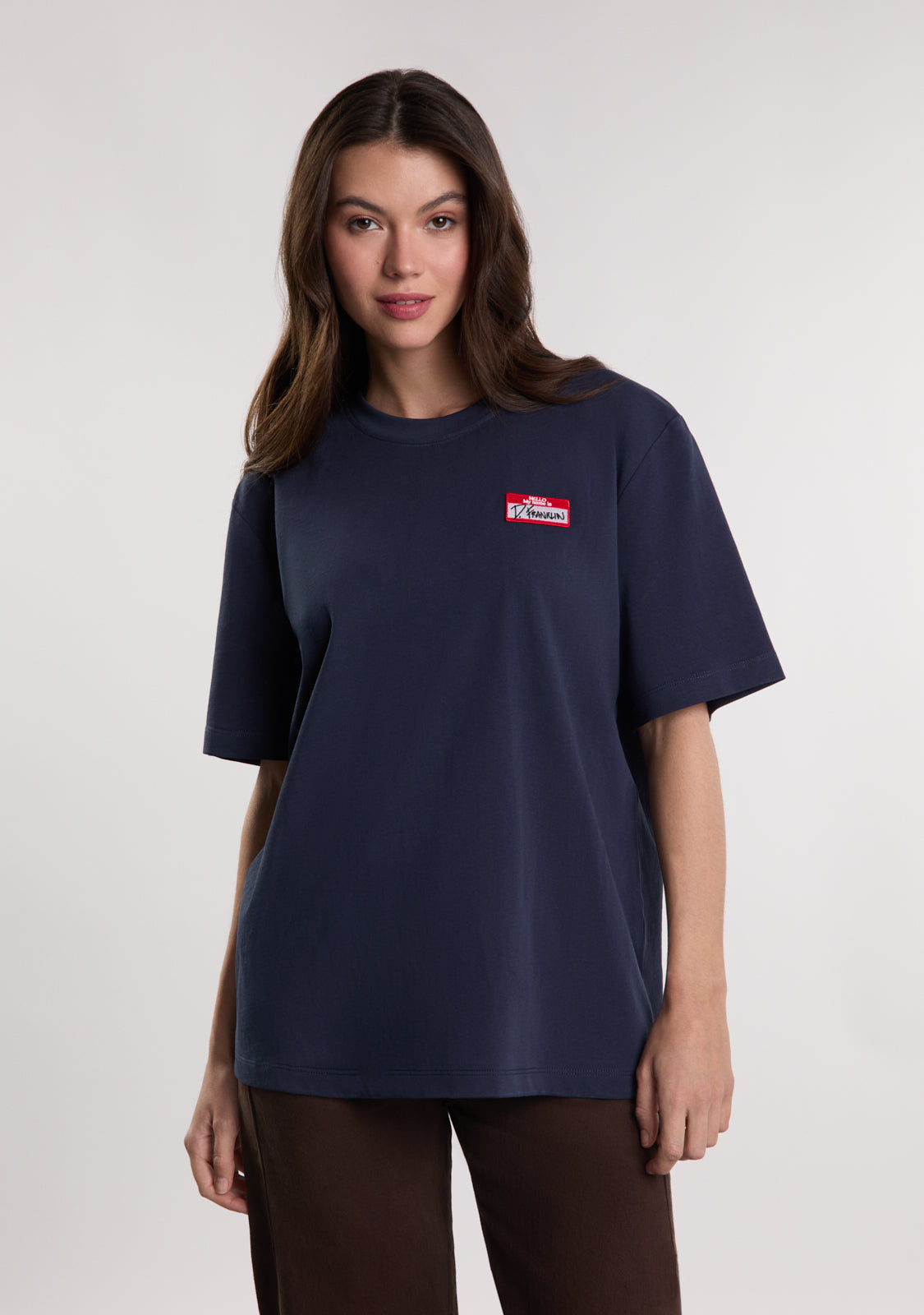 My Name Is Patch T-Shirt Navy