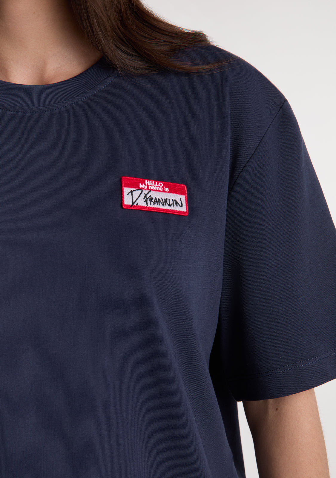 My Name Is Patch T-Shirt Navy
