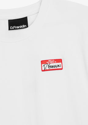 My Name Is Patch T-Shirt White