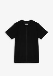 T-shirt côtelé noir | D.Franklin