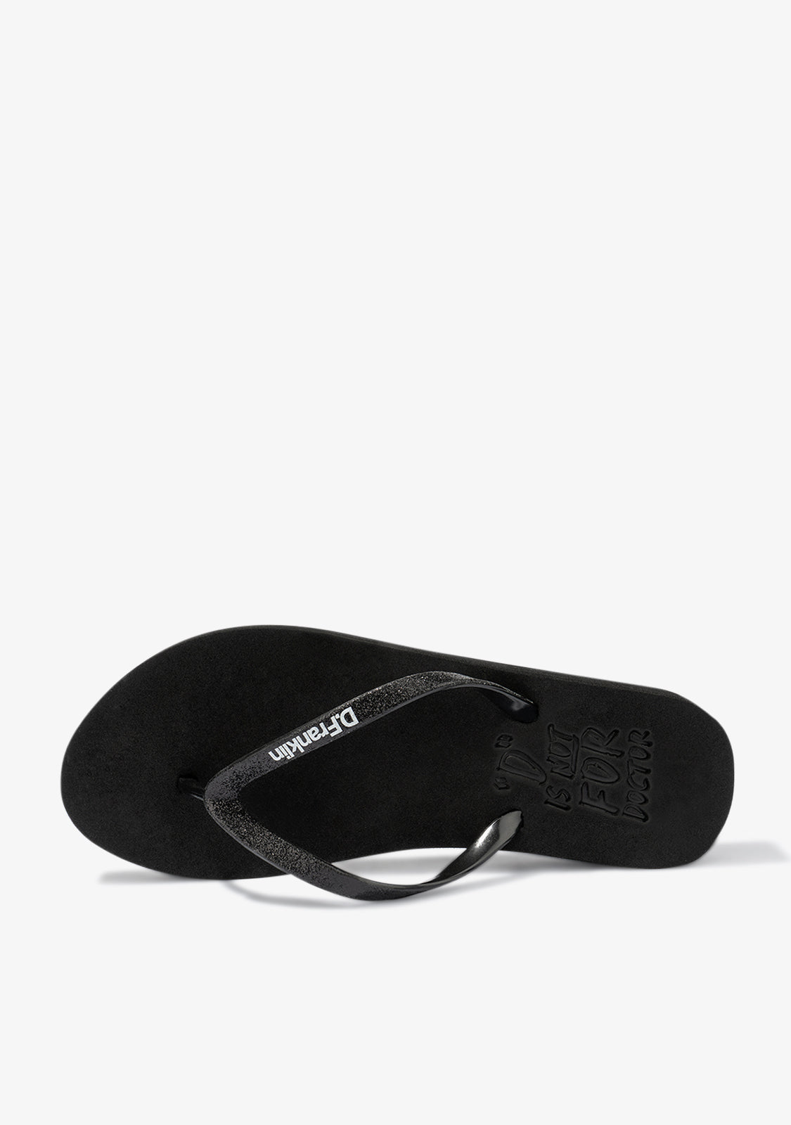 Flip Flop Glitter Black