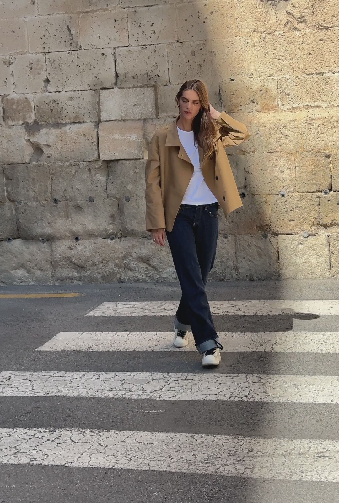 Charger la vidéo : Court &#39;74 White / Leopard