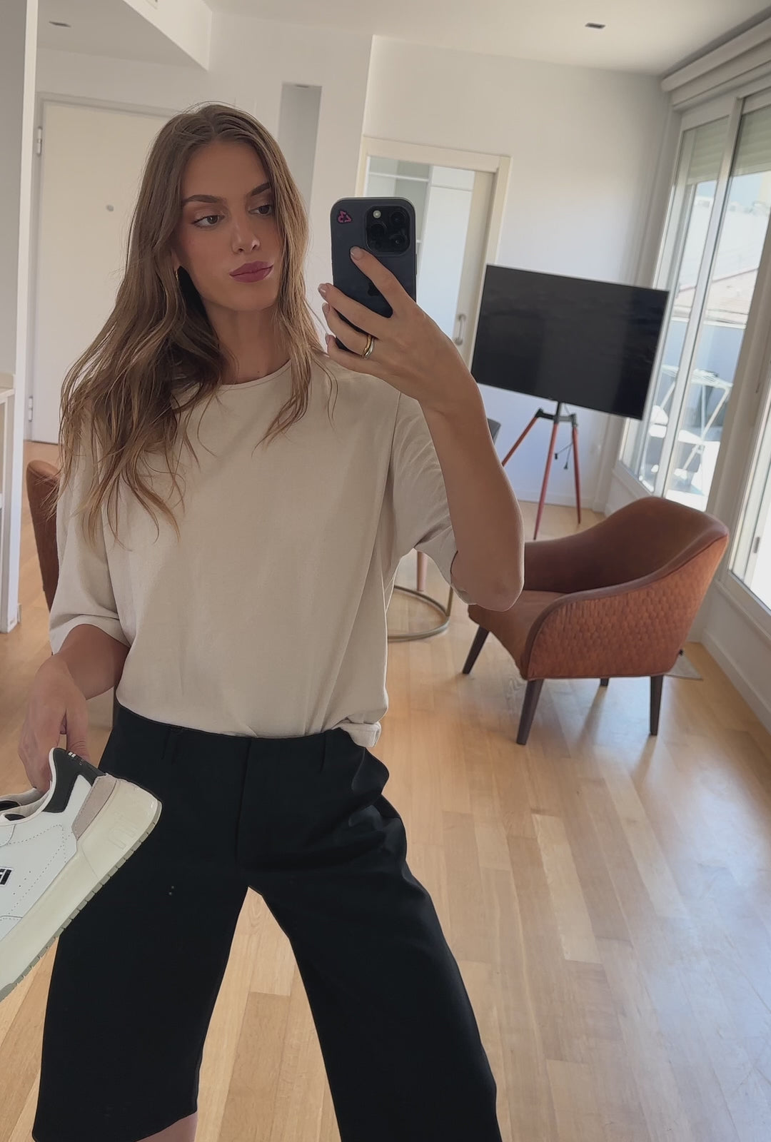 Load video: Court Basket Basic White