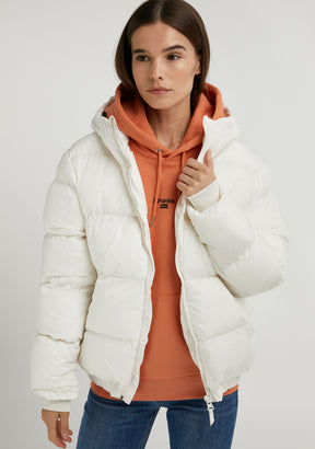 Logo Puffer Off White