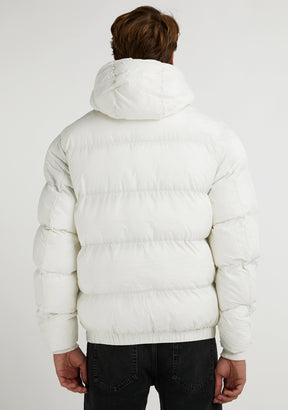 Logo Puffer Off White