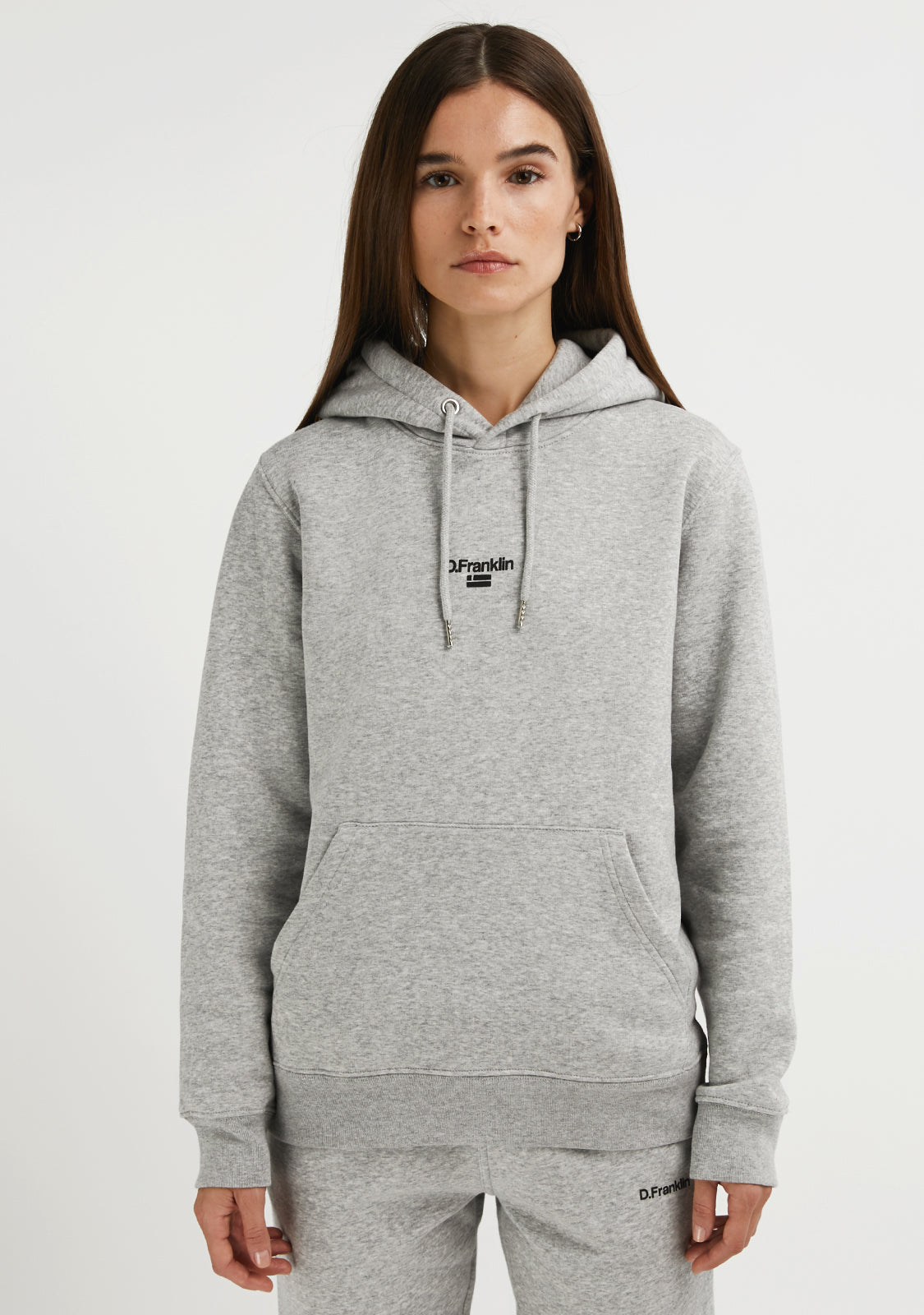 Mid Logo Hoodie Grey / Black