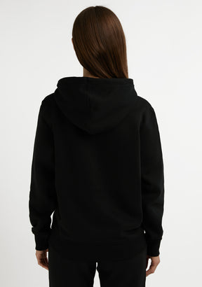 Mid Logo Hoodie Black / White