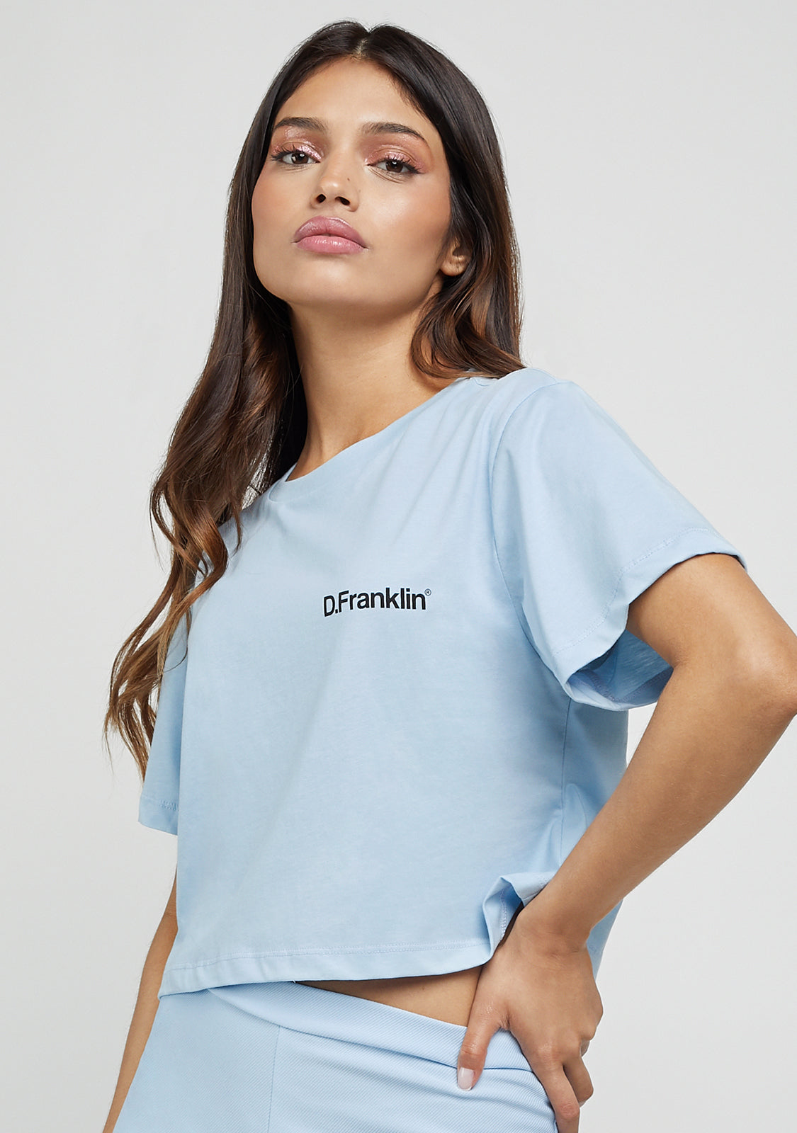 Basic Crop Top Blue