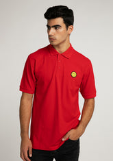 Polo Smiley Red