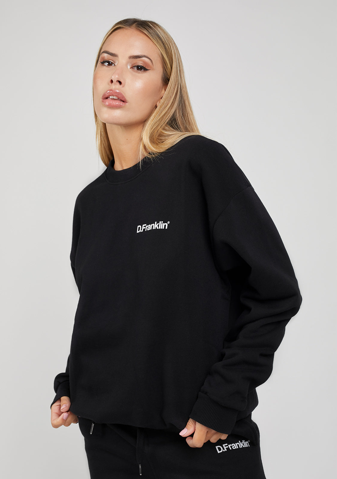 Sweatshirt Oversized Basic Black