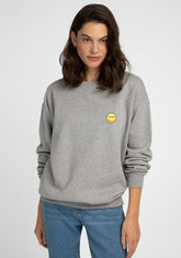 Sweatshirt Smiley Female Grey
