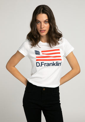 T-Shirt DF Flag White