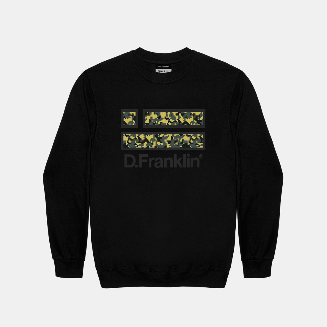 Sweatshirt Camo Black
