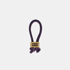 Keychain Magnum Leather Violet/Gold