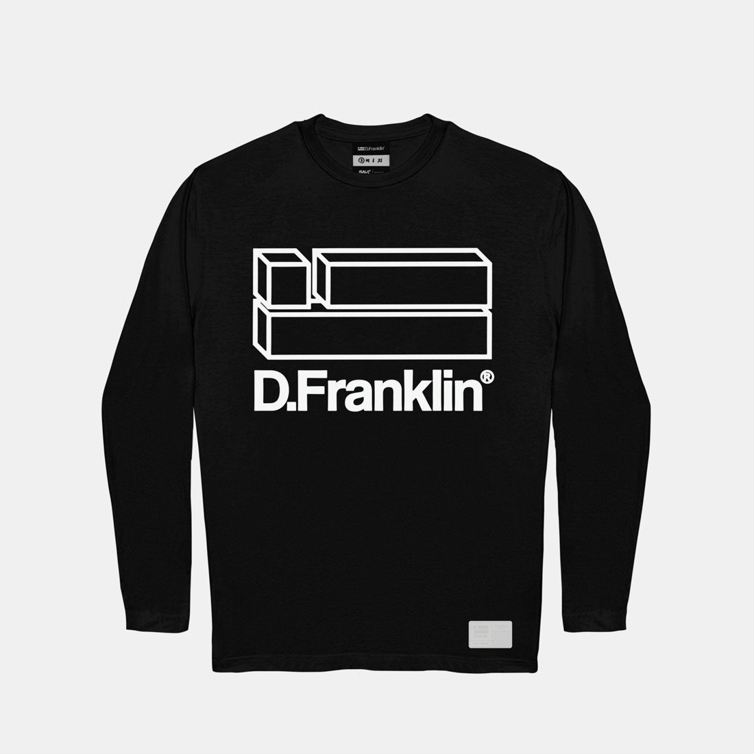 Flag Long Sleeve T-Shirt Black