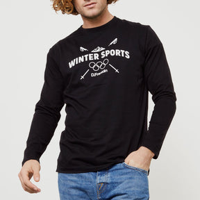 Winter Long Sleeve T-Shirt Black