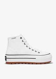 One Way Track Micro White Caramel